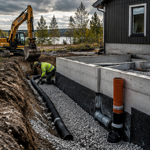 Markmaskin på jord- och sandmassor